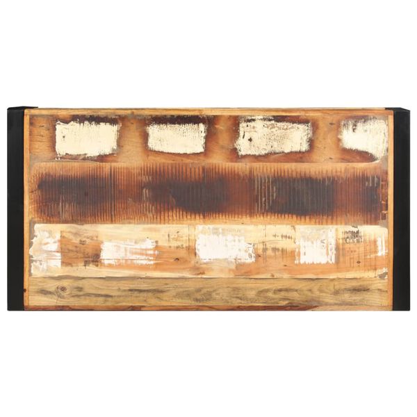 vidaXL kafijas galdiņš, 120x60x40 cm, pārstrādāts masīvkoks