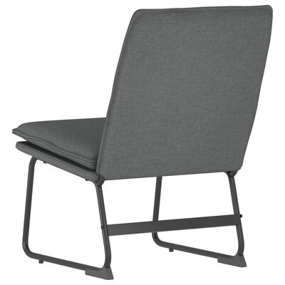 vidaXL atpūtas krēsls, tumši pelēks, 52x75x76 cm, audums