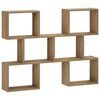 vidaXL Sienas plaukts Artisan Ozols 103 x 17 x 80 cm Inženierijas koks