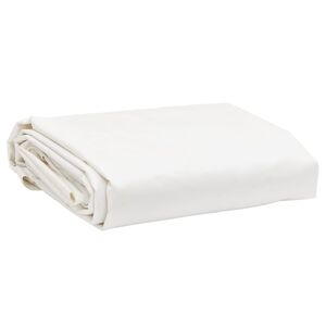vidaXL brezenta pārklājs, pelēks, 1x2,5 m, 650 g/m&sup2;