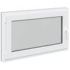 vidaXL Pagraba logs RISOR 100 x 50 cm PVC un stikls Antracīta