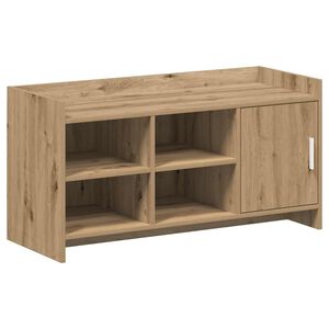 vidaXL Apavu skapis 100 x 39,5 x 51 cm Inženierijas koks Artisan Ozols