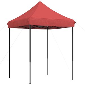 vidaXL Balles telts 200 x 200 x 306 cm Burgundija Oksforda audums