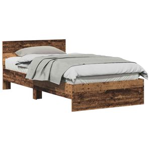 vidaXL Gultas rāmis Vecs koks 203 x 104 x 70 cm Inženierijas koks