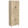 vidaXL Skapju komplekts 2 pcs Sonomas ozols 66 x 34,5 x 89,5 cm