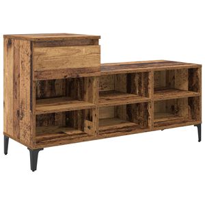 vidaXL Apavu skapis 102 x 36 x 60 cm Inženierijas koks Vecs koks