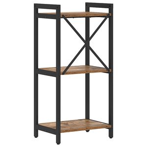 vidaXL Grāmatu plaukts 40 x 30 x 85 cm Inženierijas koks Vecs koks