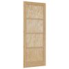 vidaXL Iek&scaron;telpu durvis Dabiska 83 x 211 cm Saplāksnis