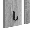 vidaXL Sienas pakaramais Pelēka Sonomas ozola 85 x 10 x 45 cm