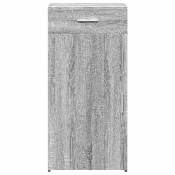 vidaXL plaukts, pelēka ozolkoka, 45x42,5x93 cm, inženierijas koks