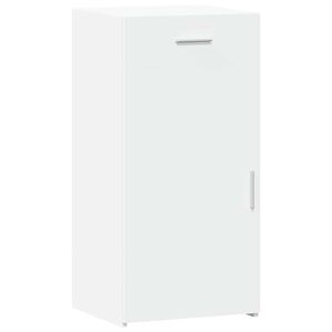 vidaXL kumode, balta, 45x42,5x93 cm, inženierijas koks