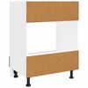 vidaXL Virtuves Skapis Melns ozolkoks 60 x 46 x 81,5 cm