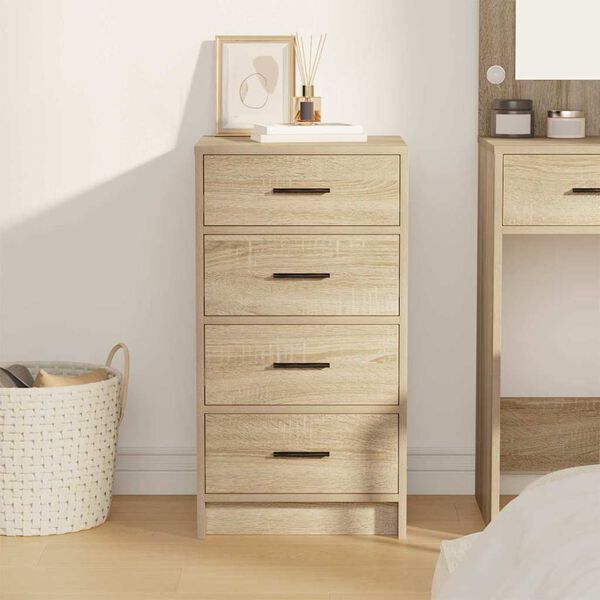 vidaXL Puse Sonomas ozola 40 x 41 x 75 cm Inženierijas koks