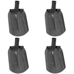 vidaXL Lāpstas Galva 4 pcs Sudraba 33 x 21 cm