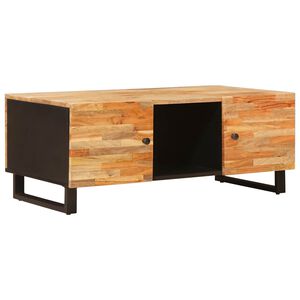 vidaXL Kafijas galdiņ&scaron; Brūna 100 x 54 x 40 cm Cieta mango koksne