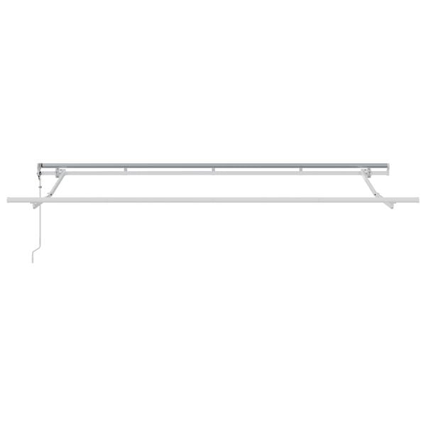 vidaXL Izvelkams jumtiņ&scaron; Antracīts 400 x 200 cm audums