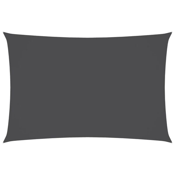 vidaXL saulessargs, taisnstūra, 6x8 m, antracītpelēks oksforda audums