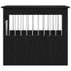 vidaXL suņu būra mēbeles, melns ozols, 55x75x65 cm, inženierkoks