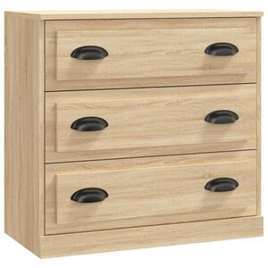 vidaXL kumode, ozolkoka krāsa, 70x35,5x67,5 cm, inženierijas koks