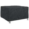 vidaXL Mēbeļu pārklājs Vienkrāsains Melna 150 x 150 x 75 cm 210D