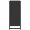 vidaXL apavu skapītis, melns, 48x38x97,5 cm, inženierijas koks