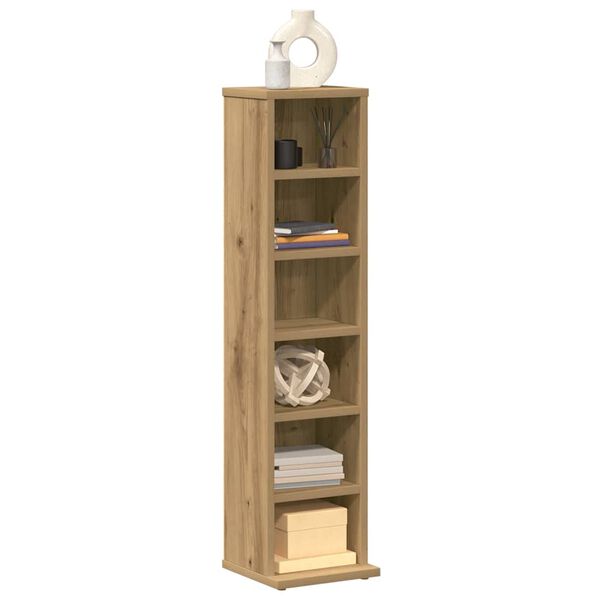 vidaXL CD skapis Artisan Oak 21x20x88 cm Engineered Wood