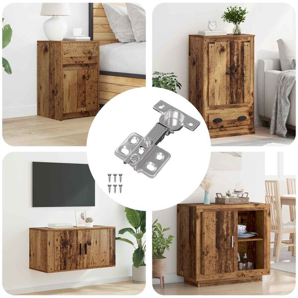 vidaXL Eņģe 257 pcs Niķelis 85 x 52,5 x 9,5 mm Dzelzs