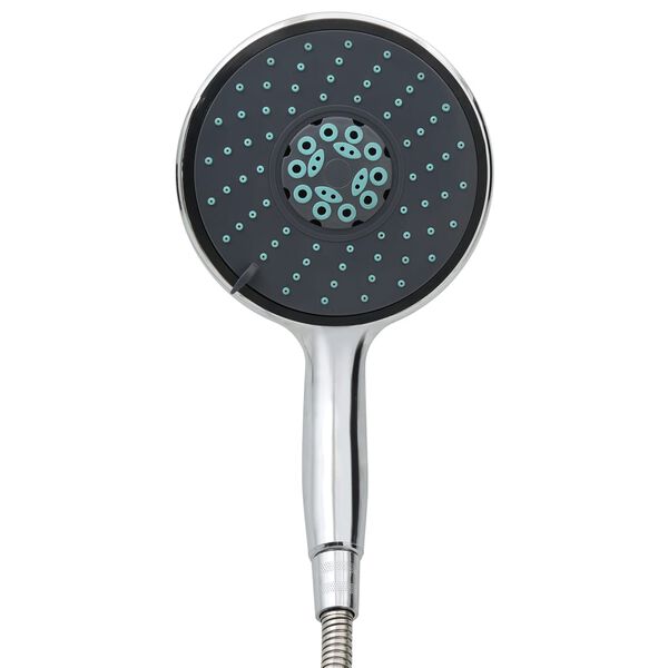 vidaXL daudzfunkcionāla rokas dušas galva ar 1,5 m šļūteni, hromēta