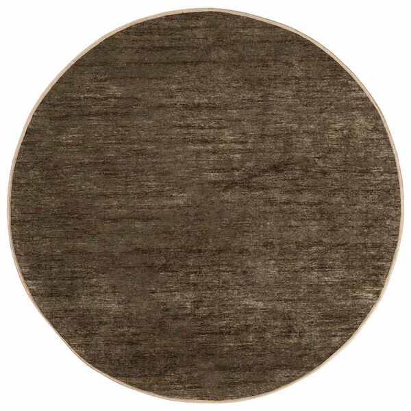 vidaXL Paklāja ceļ&scaron; MARSA Meža zaļa &Oslash; 120 cm Poliesters un PVC