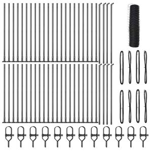 vidaXL Žoga āķis Pelēka