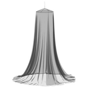 vidaXL Moskītu siets gultai 156 mesh Melns ⌀56 x 220 cm Poliesters