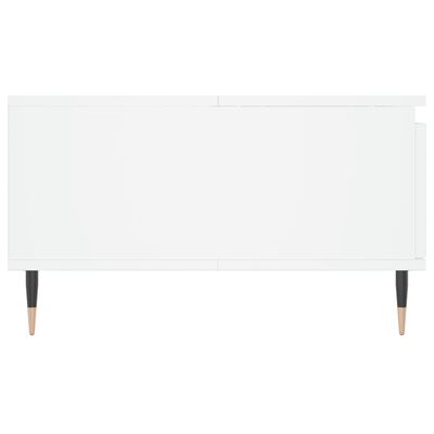 vidaXL kafijas galdiņš, balts, 90x60x35 cm, inženierijas koks