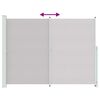 vidaXL izvelkama sānu markīze, pelēka, 220x300 cm