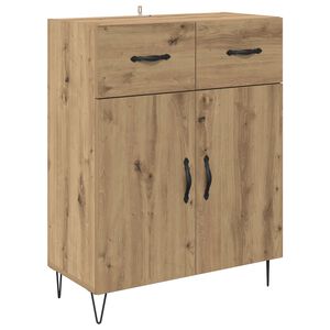 vidaXL Puse Artisānā ozols 69,5 x 34 x 90 cm Inženierijas koks