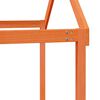 vidaXL bērnu gultas jumts, brūns, 207x95,5x159 cm, priedes masīvkoks
