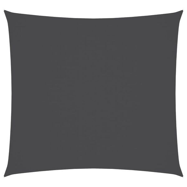 vidaXL saulessargs, 6x6 m, kvadrāta forma, antracītpelēks audums