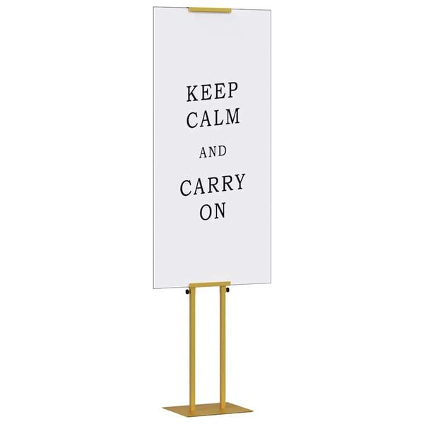 vidaXL Izstāžu stendi 2 pcs Zelts 30 x 24 x 208 cm Dzelzs