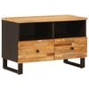 vidaXL Televizora skapī&scaron;a Brūna 70 x 33 x 46 cm Cieta mango koksne