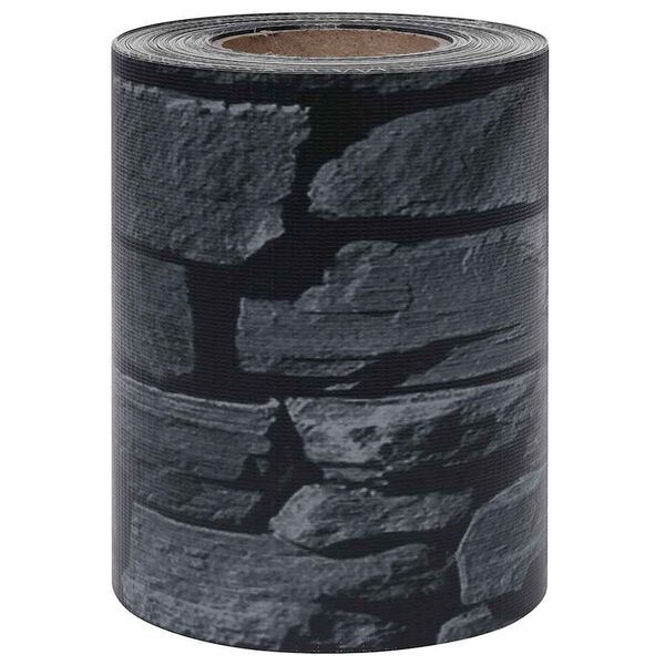 vidaXL dārza aizslietņi, 4 gab., PVC, 35x0,19 m, pelēki