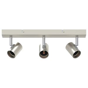 vidaXL Griestu prožektors Niķelis 38 x 6,5 x 11,5 cm Metāls