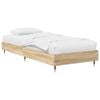 vidaXL Gultas rāmis Sonomas ozols 80 x 200 cm Inženierijas koks