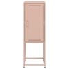 vidaXL augstais skapītis, rozā, 36x39x107 cm, tērauds