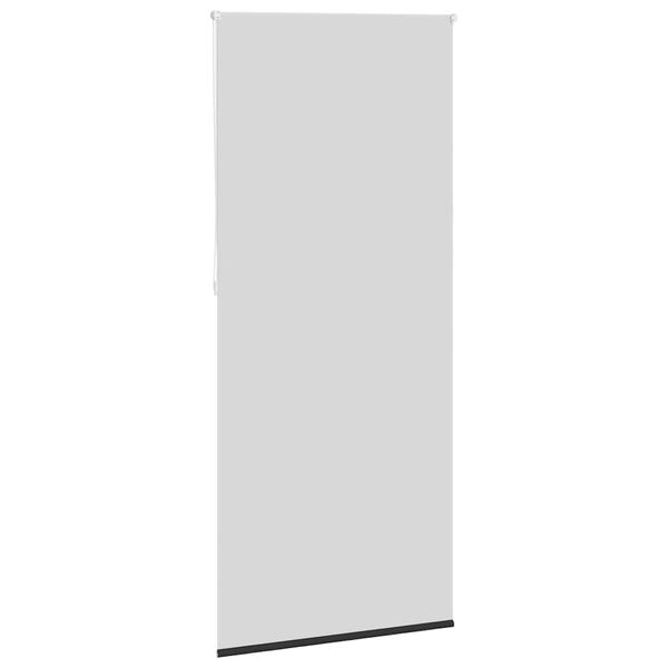 vidaXL rullo žalūzijas, aptum&scaron;ojo&scaron;as, 104,4x230 cm, audums, platums 100 cm, melnas