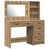 vidaXL Dressing galds 2 pcs Brūna 78.5 x 41 x 135 cm Inženierijas koks