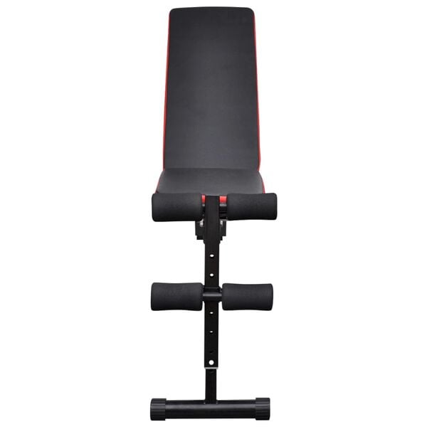 vidaXL regulējams vēderpreses treniņu sols, multifunkcionāls