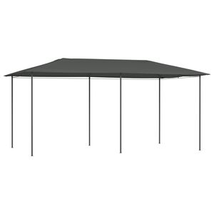 vidaXL dārza nojume, 2,98x5,3x2,59 m, antracītpelēka, 160 g/m&sup2;