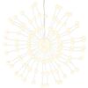 vidaXL Ziemassvētku dekorācija, 140 LED, silti baltas, 17 cm
