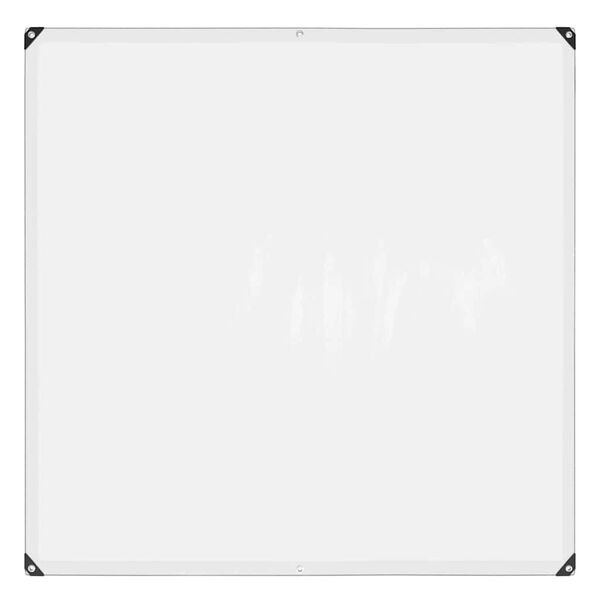 vidaXL caurspīdīgs brezents ar cilpiņām, 2x2 m, polietilēns