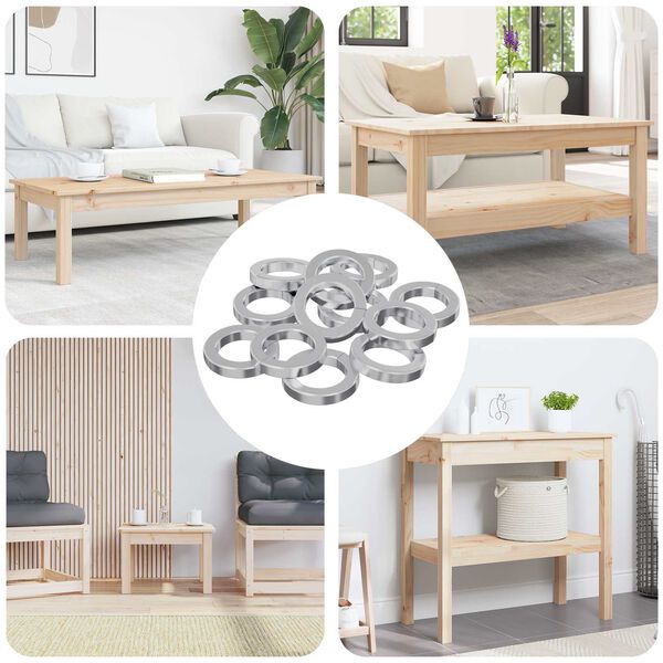 vidaXL Stieples mazgātājs 15929 pcs Balts Dzelzs