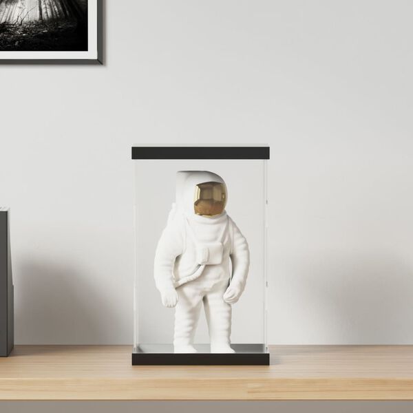 vidaXL vitrīnas kaste, caurspīdīga, 22x18x35 cm, akrils